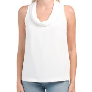 NWT Trina Turk Naples top, white, size L